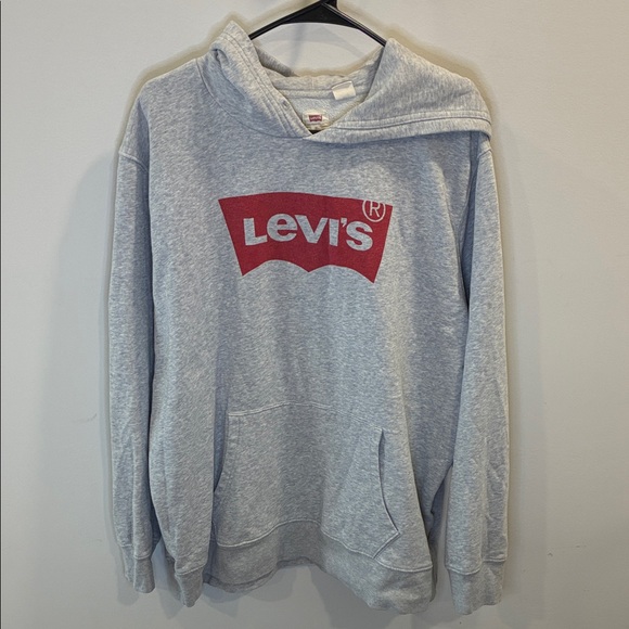 Levi's Red and Gray Men's Hoodie - Picture 1 of 3